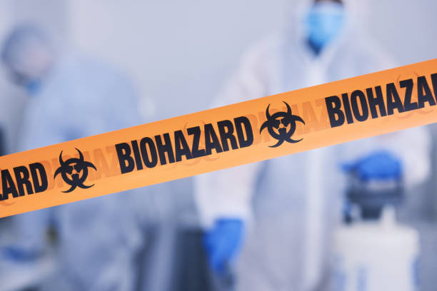Professional Biohazard Cleanup technician working in Indian Wells, CA